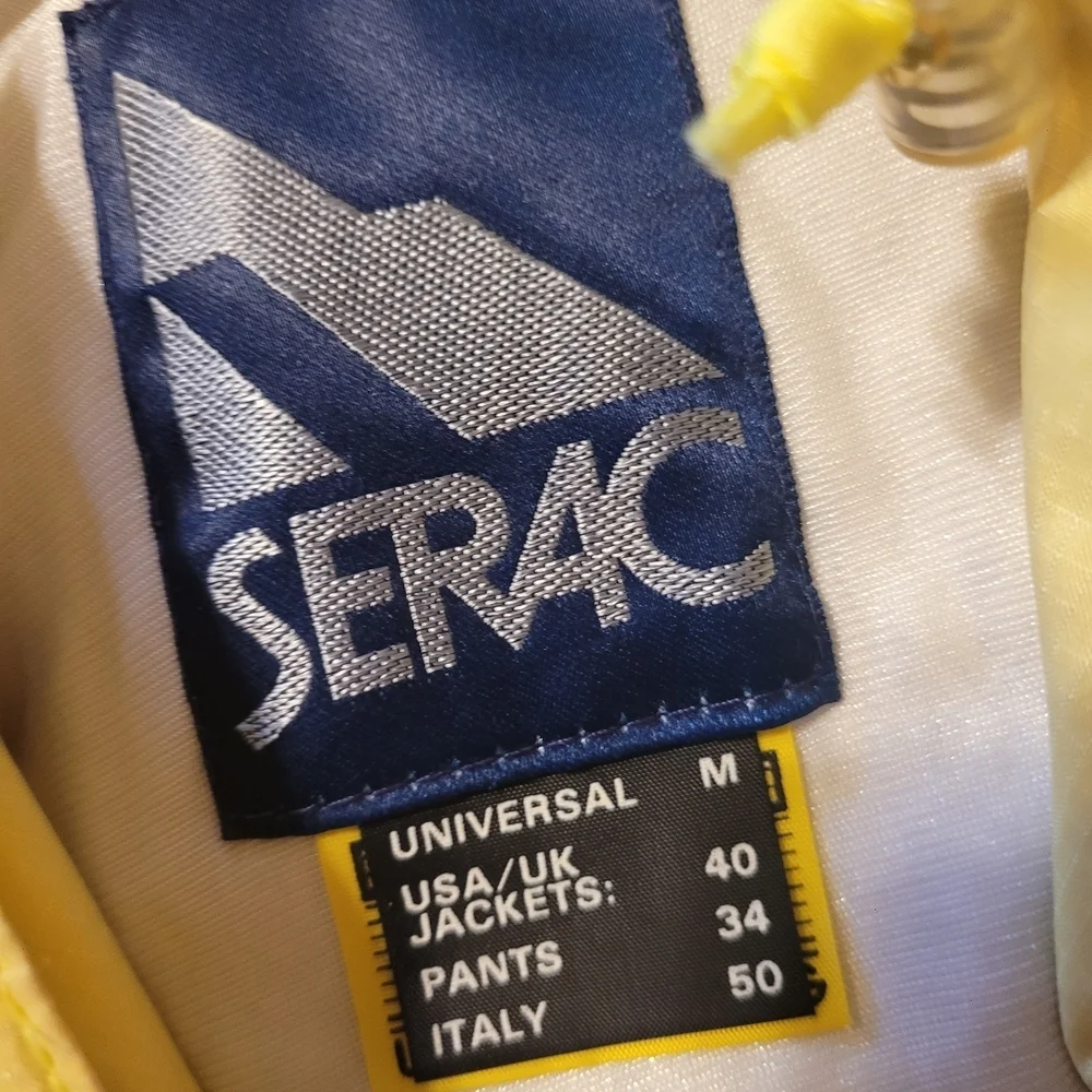 Serac Vintage Colorblock Medium Windbreaker Thinsulate Jacket Coat Streetwear